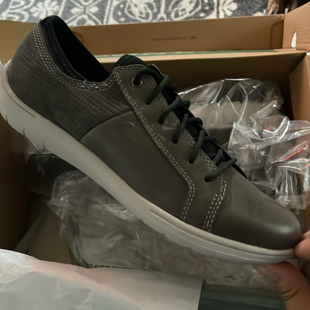 Dunham Fitsmart sneakers. Gray/blue size 9D